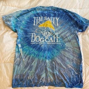 SALTY DOG TIE DYE  GRAPHIC TSHIRT